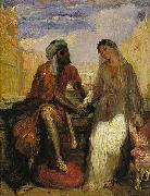 Theodore Chasseriau Othello and Desdemona in Venice USA oil painting artist